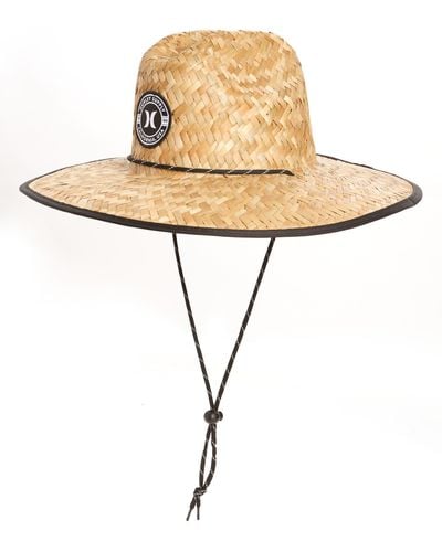 Hurley Shoreline Straw Lifeguard Hat - Natural