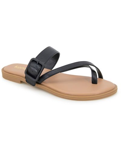 Kensie Mandi Slide Sandal - Black