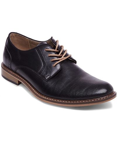 Madden Allise Perforated Cap Toe Derby - Black