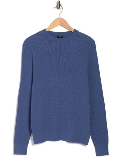 JEFF The Pine Box Weave Sweater In Ocean At Nordstrom Rack - Blue