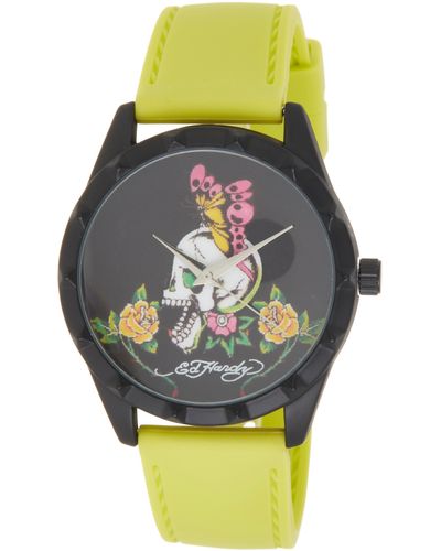 Ed Hardy X Silicone Strap Watch - Multicolor