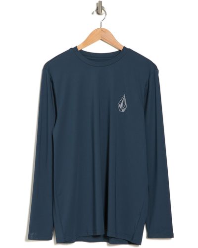 Volcom Tide Water Long Sleeve Graphic T-shirt - Blue