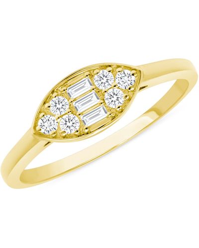 Ron Hami 14k Yellow Gold Diamond Marquise Ring - Metallic