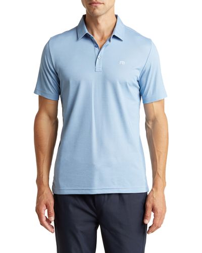 Travis Mathew Langley Polo Shirt - Blue