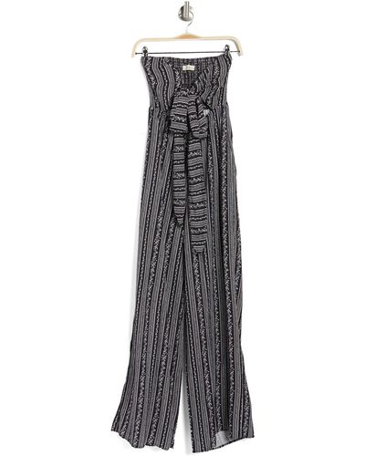 Maaji Victorian Carissa Strapless Cover-up Jumpsuit - Gray