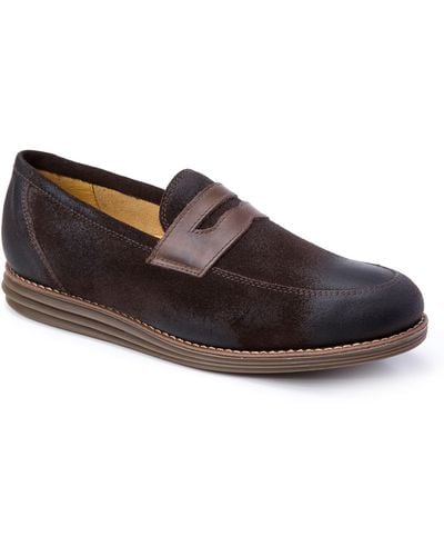 Sandro Moscoloni Penny Strap Slip-on Loafer - Brown