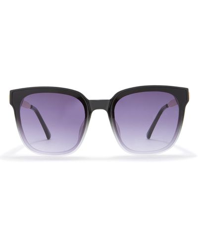 Vince Camuto Two-tone Square Sunglasses - Purple