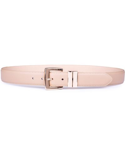 Linea Pelle Double Keeper Belt - Pink