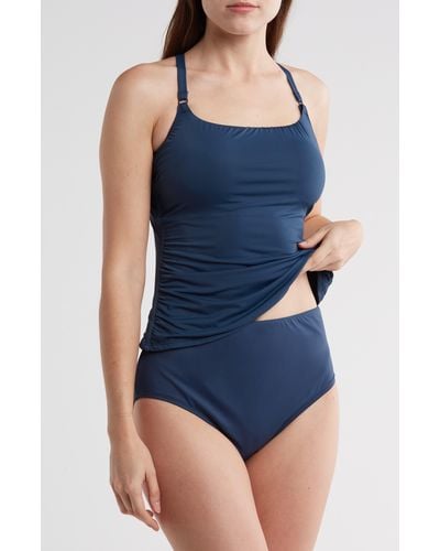 Jantzen Eden Camikini Two Piece Swimsuit - Blue