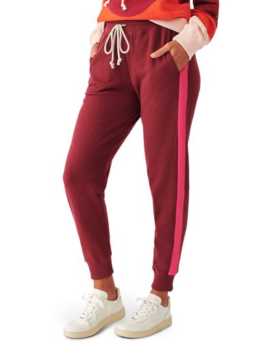 Faherty Soleil Sweatpants - Red
