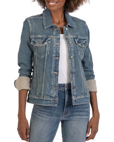 Kut From The Kloth Jacqueline Denim Jacket - Blue