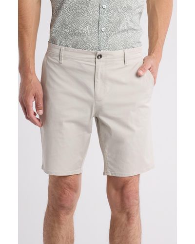 Rodd & Gunn Baylys Beach Stretch Cotton Shorts - Gray