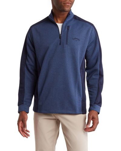 Callaway Golf® Ottoman Half Zip Pullover - Blue