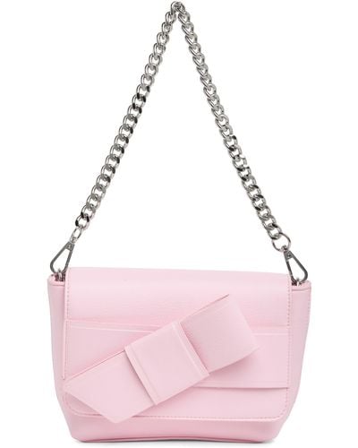 BCBGMAXAZRIA Bow Detail Mini Shoulder Bag - Pink