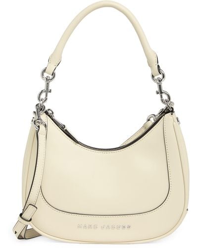Marc Jacobs Small Leather Hobo Bag - Natural