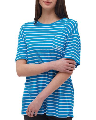 Bench Nouria Stripe T-shirt - Blue