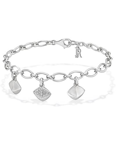 Judith Ripka Iris Diamond Charm Bracelet - Metallic