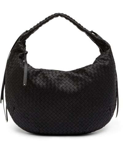 Christopher Kon Woven Leather Hobo Bag - Black