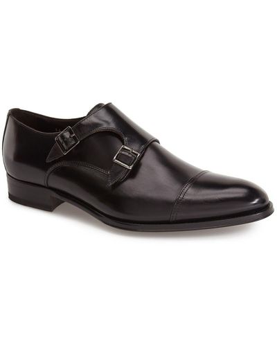To Boot New York 'medford' Double Monk Strap Shoe - Black