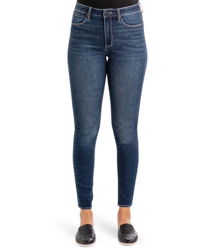 Articles of Society Hilary Ankle Crop Skinny Jeans - Blue