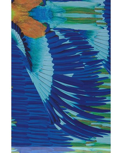 Shahida Parides Printed Long Pareo In Night Fall At Nordstrom Rack - Blue