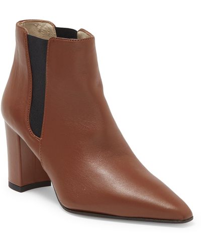 Amalfi by Rangoni Isola Ankle Chelsea Boot In Acacia Parmasoft At Nordstrom Rack - Brown