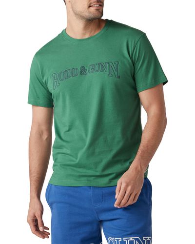 Rodd & Gunn Willowbridge Embroidered Logo T-shirt - Green