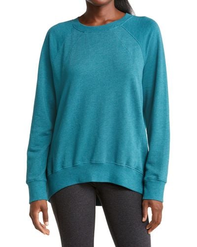 Zella harmony fleece crewneck pullover new arrivals