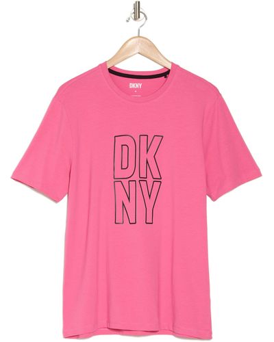 DKNY Gabriel Graphic T-shirt - Pink