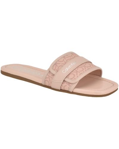 Calvin Klein Bonica Slide Sandal - Pink