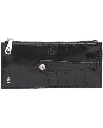 Hobo International Linn Leather Wallet - Black