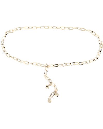 Kate Spade Two-tone Charm Chain Belt - Multicolor