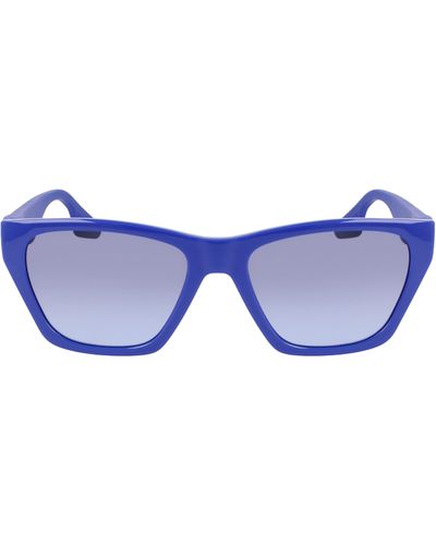 Converse Recraft 54mm Gradient Cat Eye Sunglasses - Blue