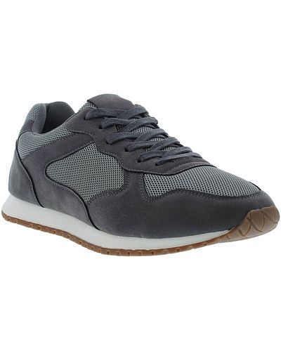 English Laundry Fisher Suede Panel Sneaker - Gray