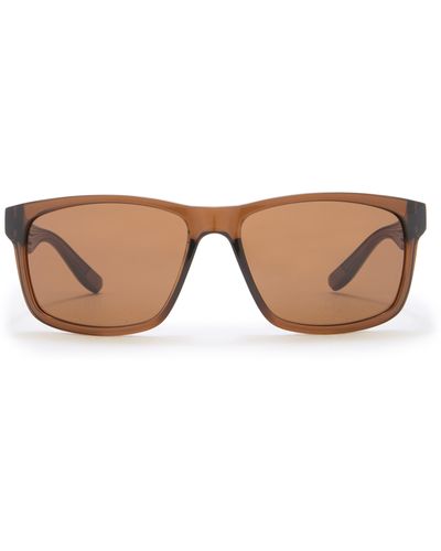 Nike Cruiser 59mm Square Sunglasses - Brown