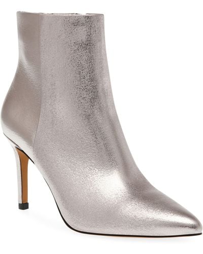 Steven New York Lizziey Pointed Toe Bootie - Gray