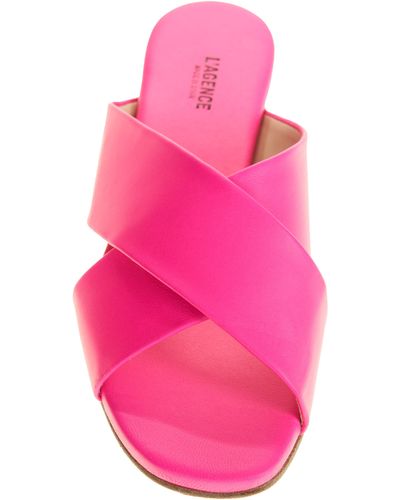 L'Agence Flat sandals for Women | Online Sale up to 75% off | Lyst