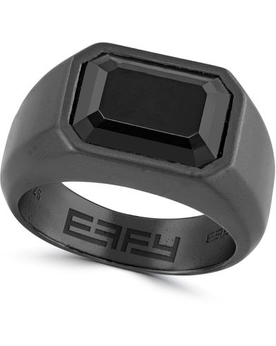 Effy Sterling Silver Onyx Ring - Black