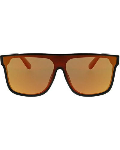 Hurley Flat Top Shield 130mm Polarized Sunglasses - Brown