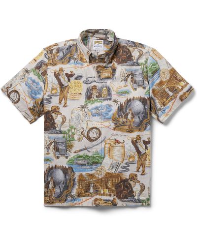 Reyn Spooner Indiana Jonestm Classic Fit Short Sleeve Button-down Shirt - Multicolor