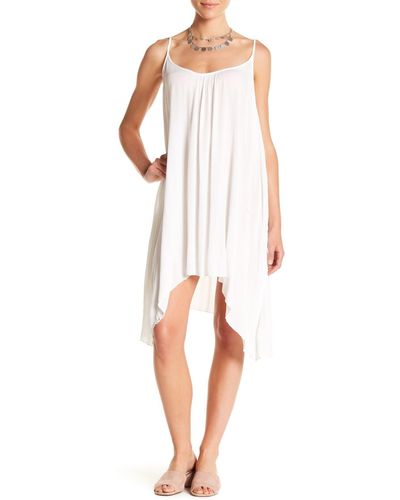 Elan Cover-up Slip Dress - White