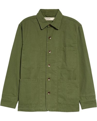 Imperfects Cunningham Organic Cotton Coat - Green