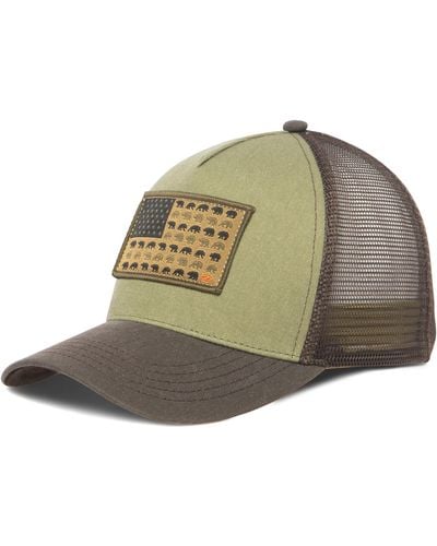 San Diego Hat Cotton Canvas Trucker Hat - Green