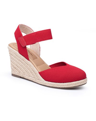 Me Too Blair Espadrille Wedge Sandal - Pink