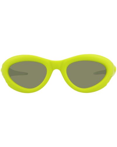 Bottega Veneta 51mm Oval Sunglasses - Yellow