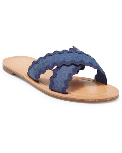 Draper James Piper Slide Sandal - Blue