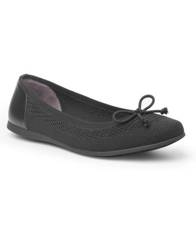 Me Too Mesh Ballet Flat In Black Sustainable Mesh At Nordstrom Rack