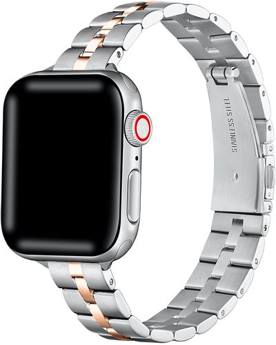 The Posh Tech Sophie Stainless Steel Apple Watch® Watchband - Black