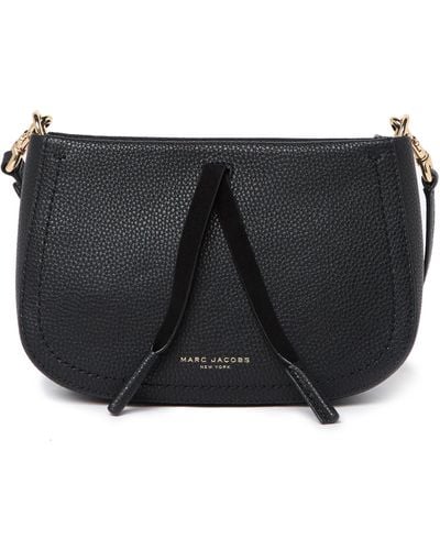 Marc Jacobs Leather Crossbody Bag - Black