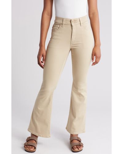 Levi's 726 High Waist Flare Jeans - Natural